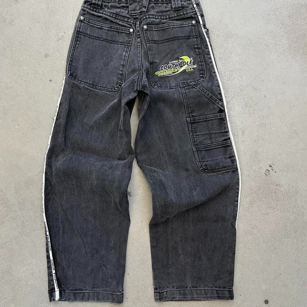 Southpole Black and Grey Jeans